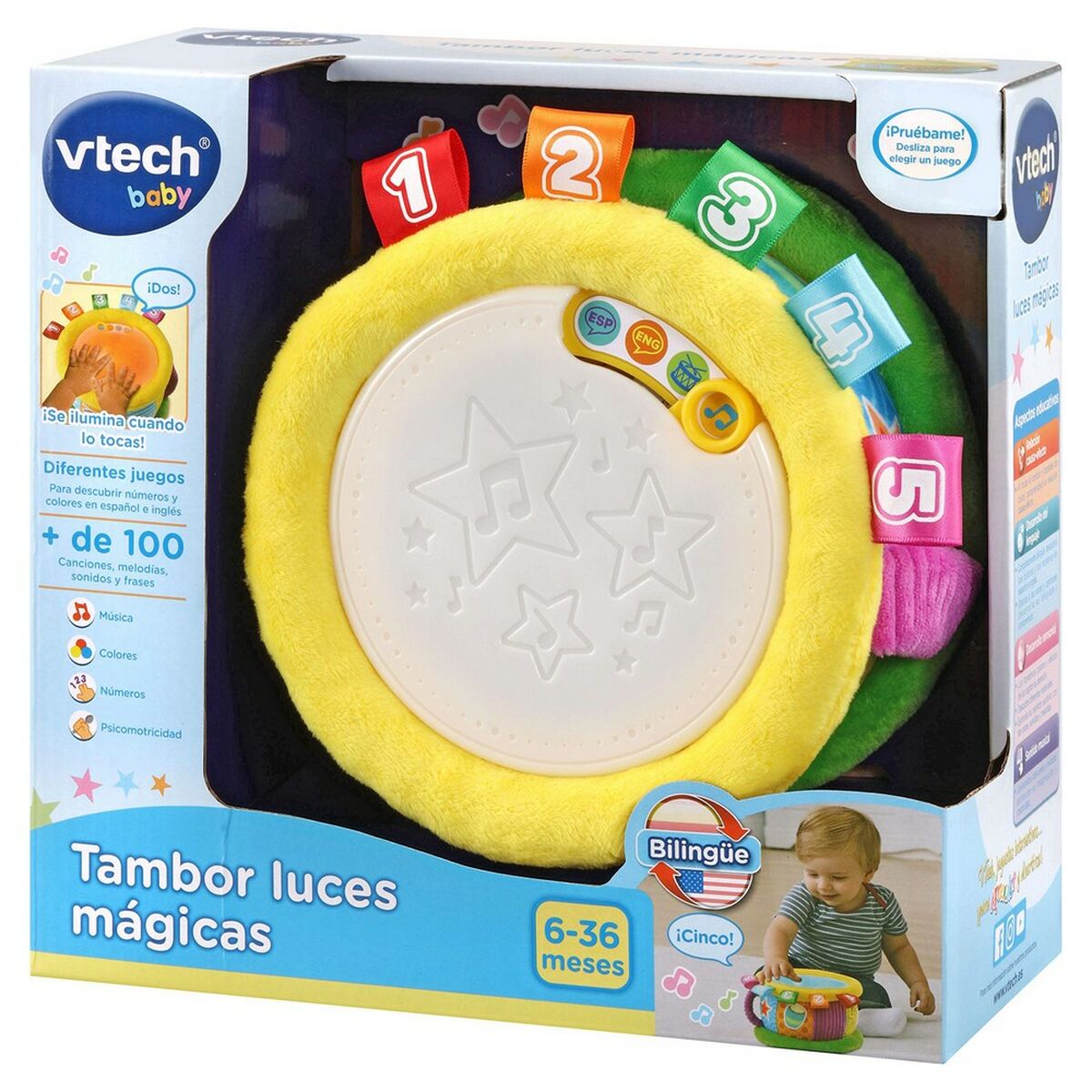 Juguete Interactivo Vtech Baby Tambor (ES-EN)