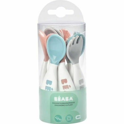 cubiertos beaba ergonomicos bebe silicona seguros